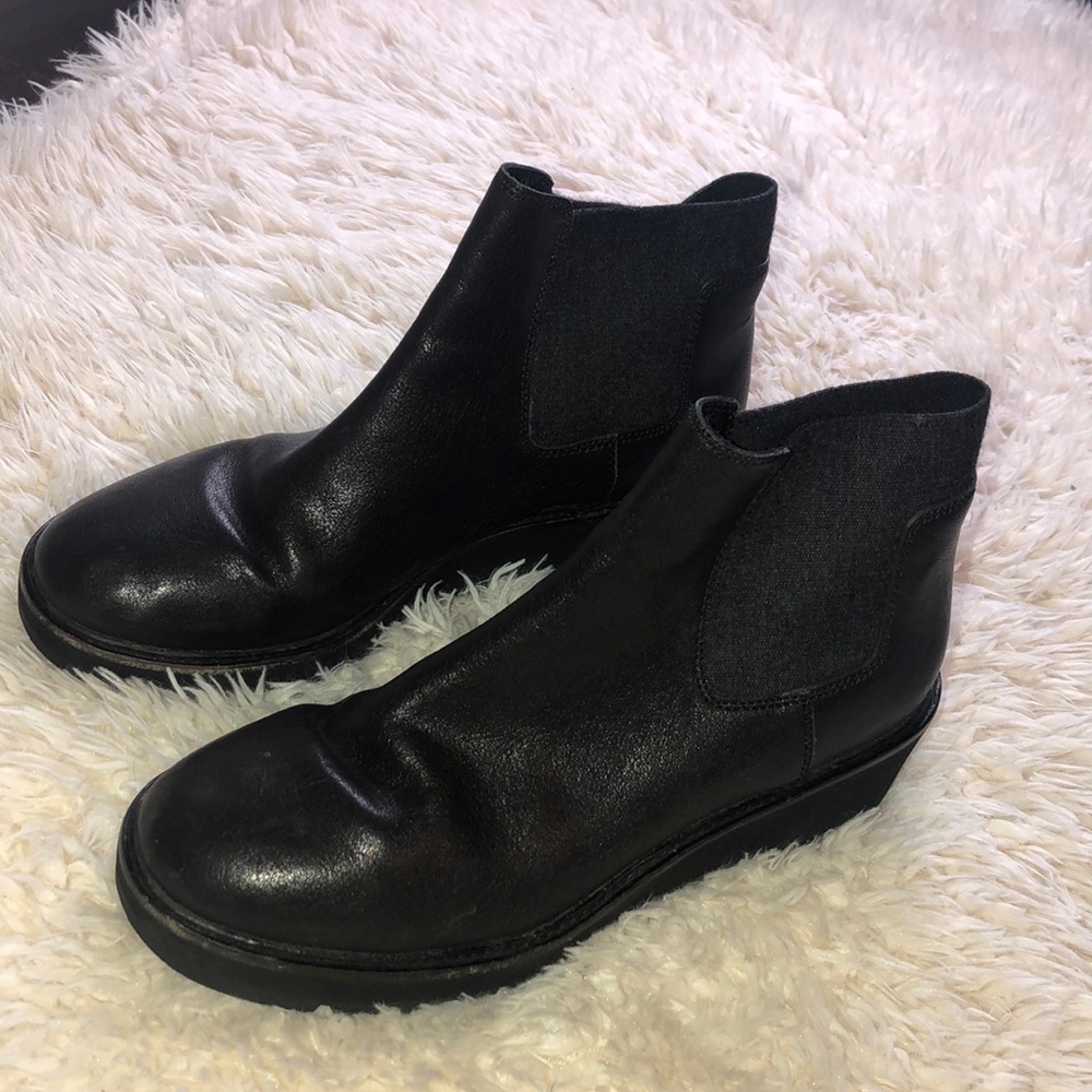 Eileen Fisher Chelsea Wedge Matte Boots